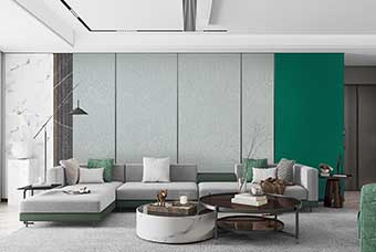 澄迈轻奢风格-客厅