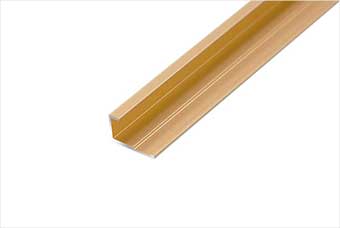 澄迈航空纤维墙咔铝合金边条(钛金氧化)