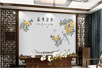 澄迈森佰汇航空纤维墙咔（富贵荣华）