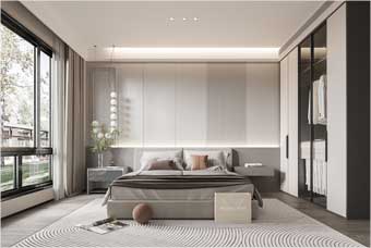 澄迈卧室空间案例